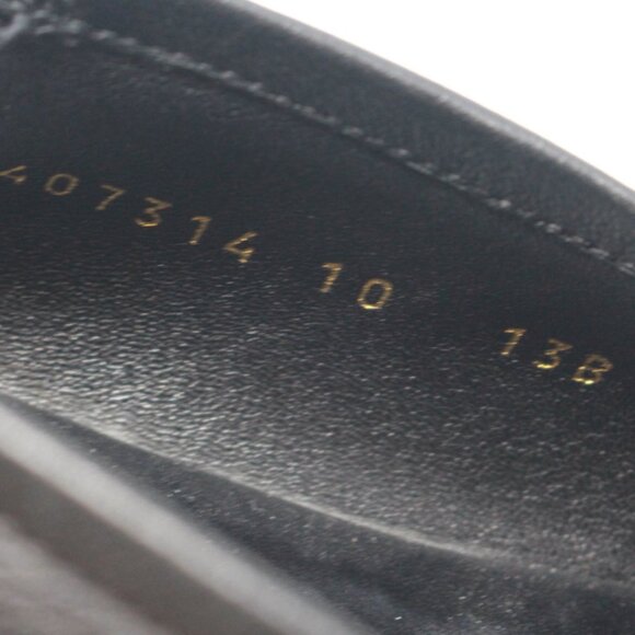 Gucci #2TUQLF Mens Jordaan Horsebit Loafers Size 10 - Picture 8 of 8